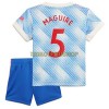 Original Trikotsatz Manchester United Harry Maguire 5 Auswärtstrikot 2021-22 Für Kinder